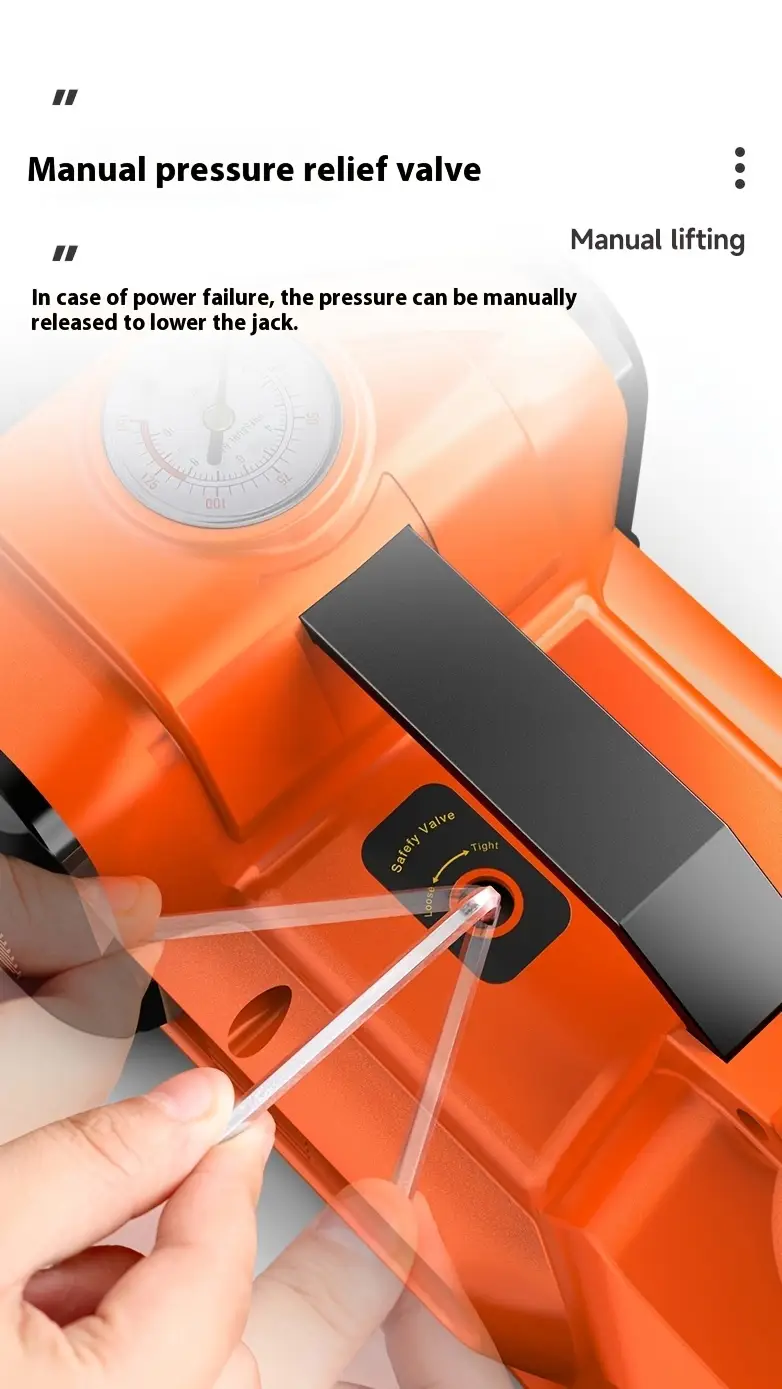 12v portable electric hydraulic jack for car 36cm lift multi functional with tire pump ergonomic handle for suvs trucks cars durable alloy steel construction car jack vehicle maintenance tool tool design construction Product details 10