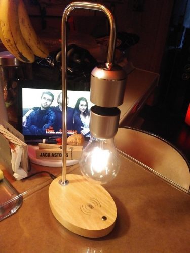 Magic Levitation Lamp with Wireless Charger photo review