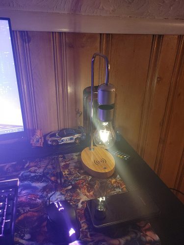 Magic Levitation Lamp with Wireless Charger photo review