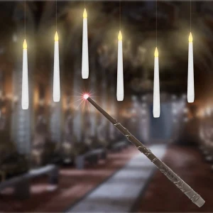 12pcs Magic Wand Floating Candles - Remote-Controlled LED Lights